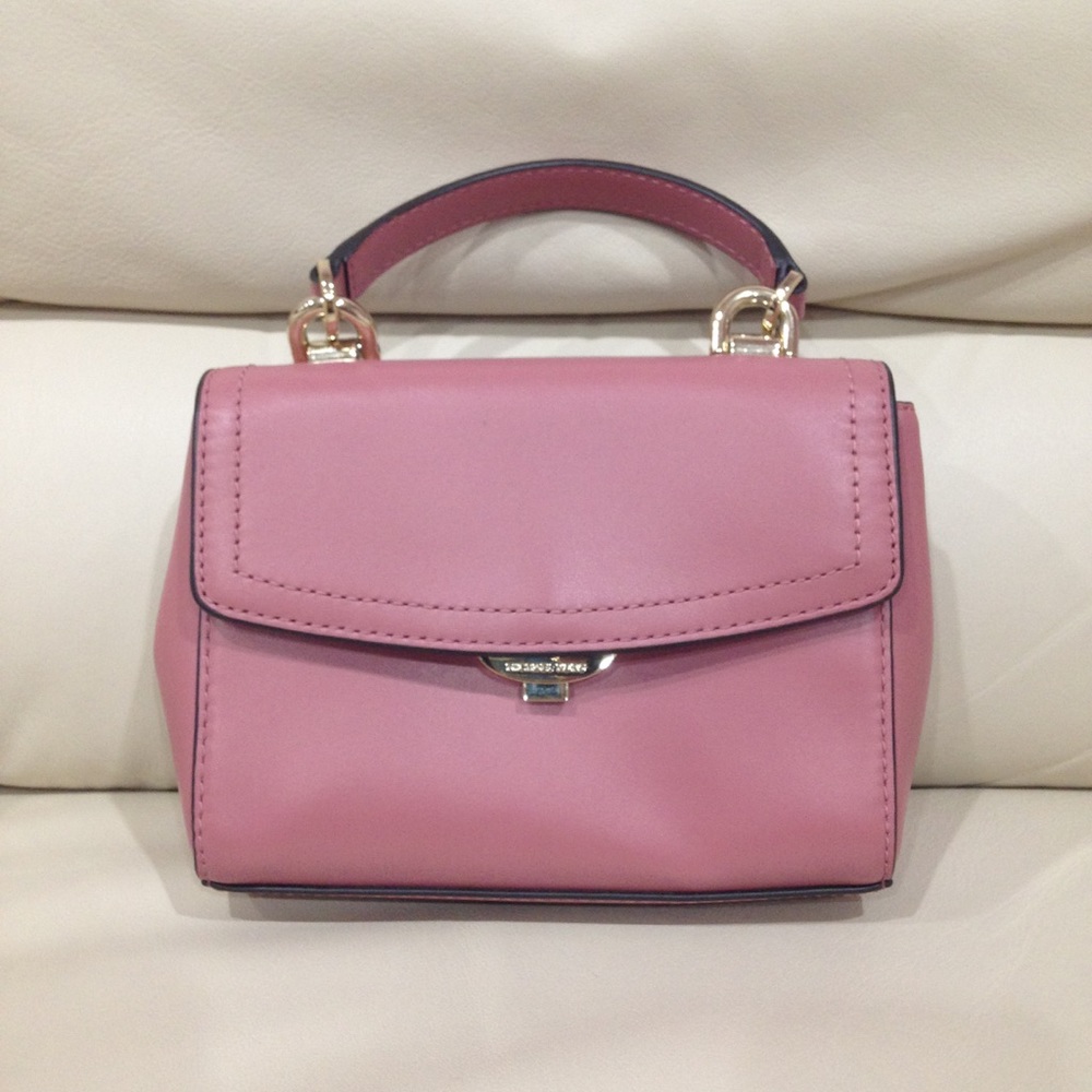 Michael Kors Pink Leather Top-Handle Satchel